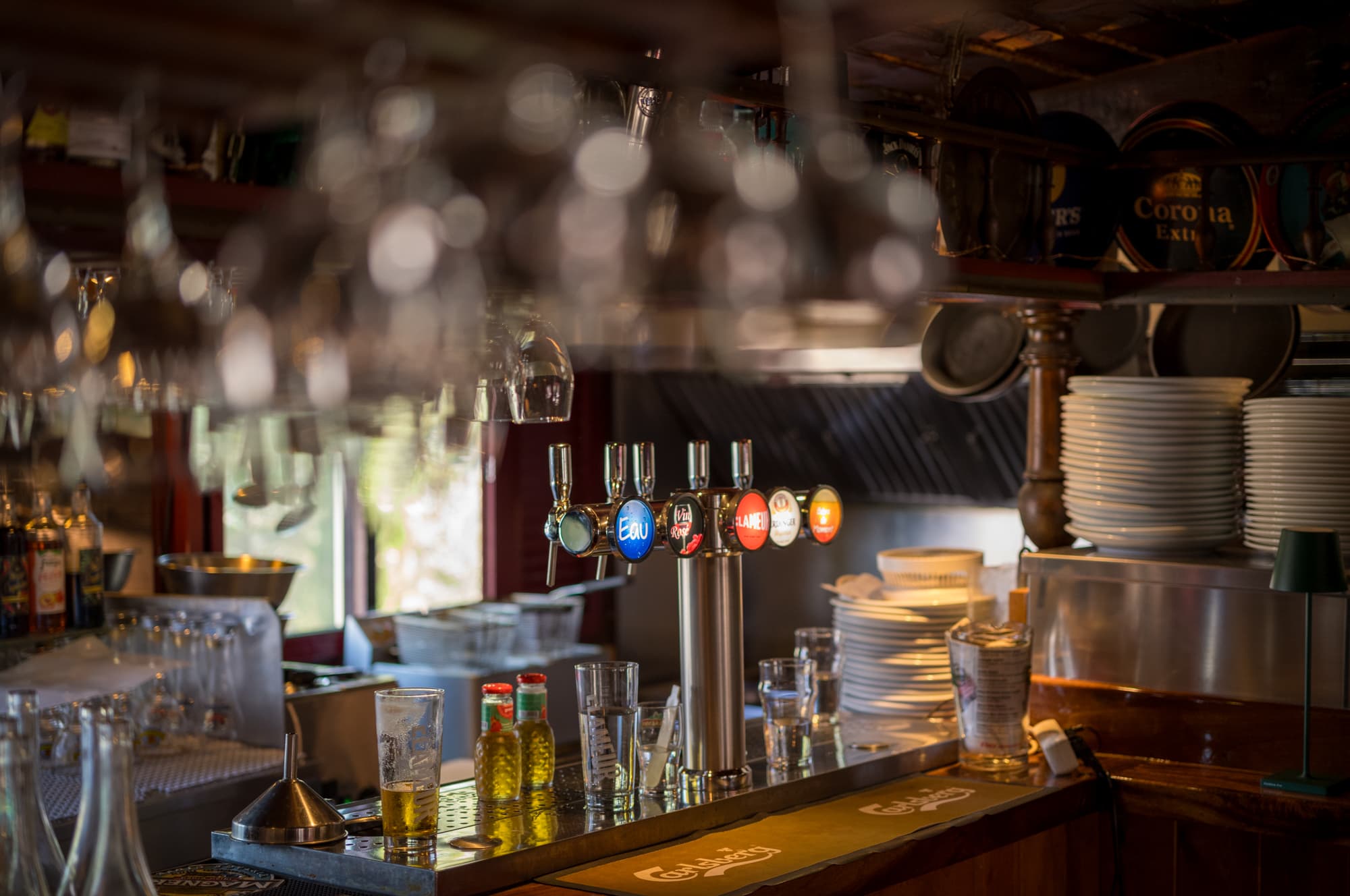 Café Brun, vieux village de Biot